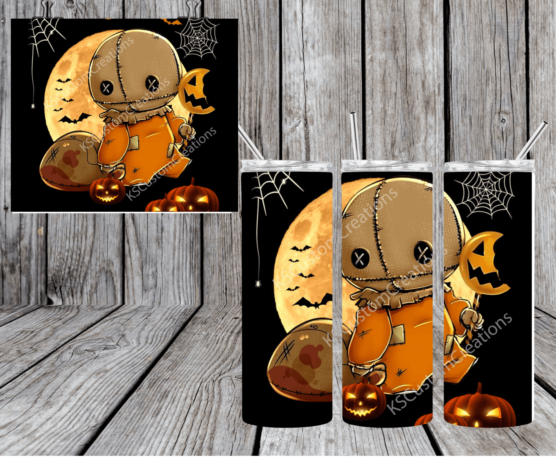 Trick R Treat Sam Tumbler - KS Custom Creations