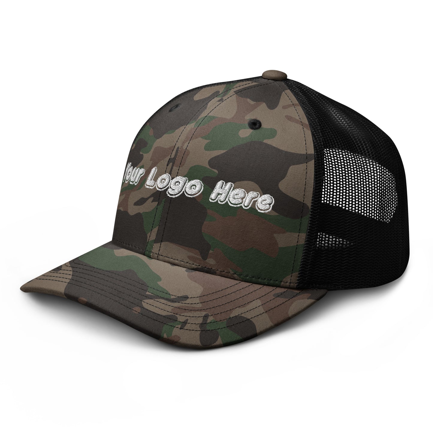 Customized Camouflage trucker hat