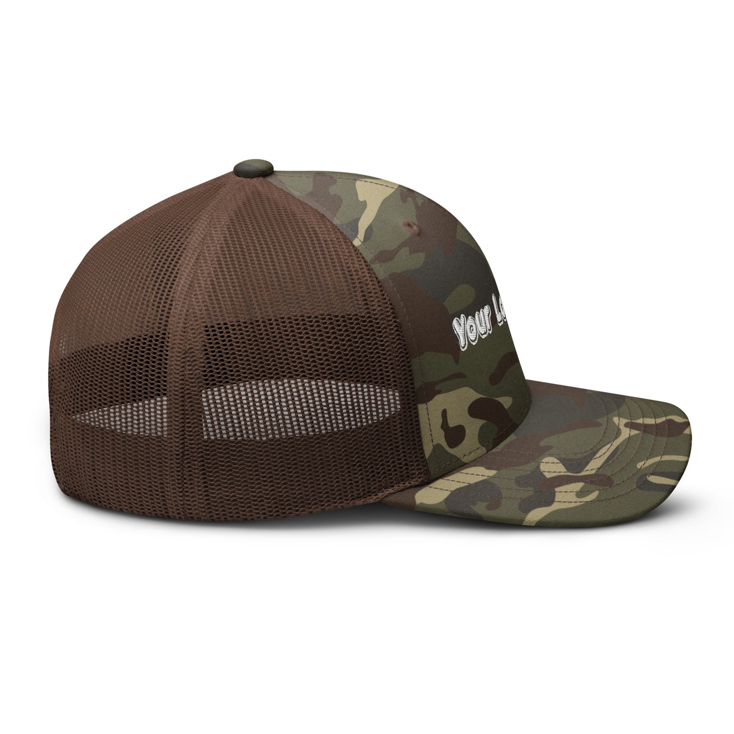 Customized Camouflage trucker hat