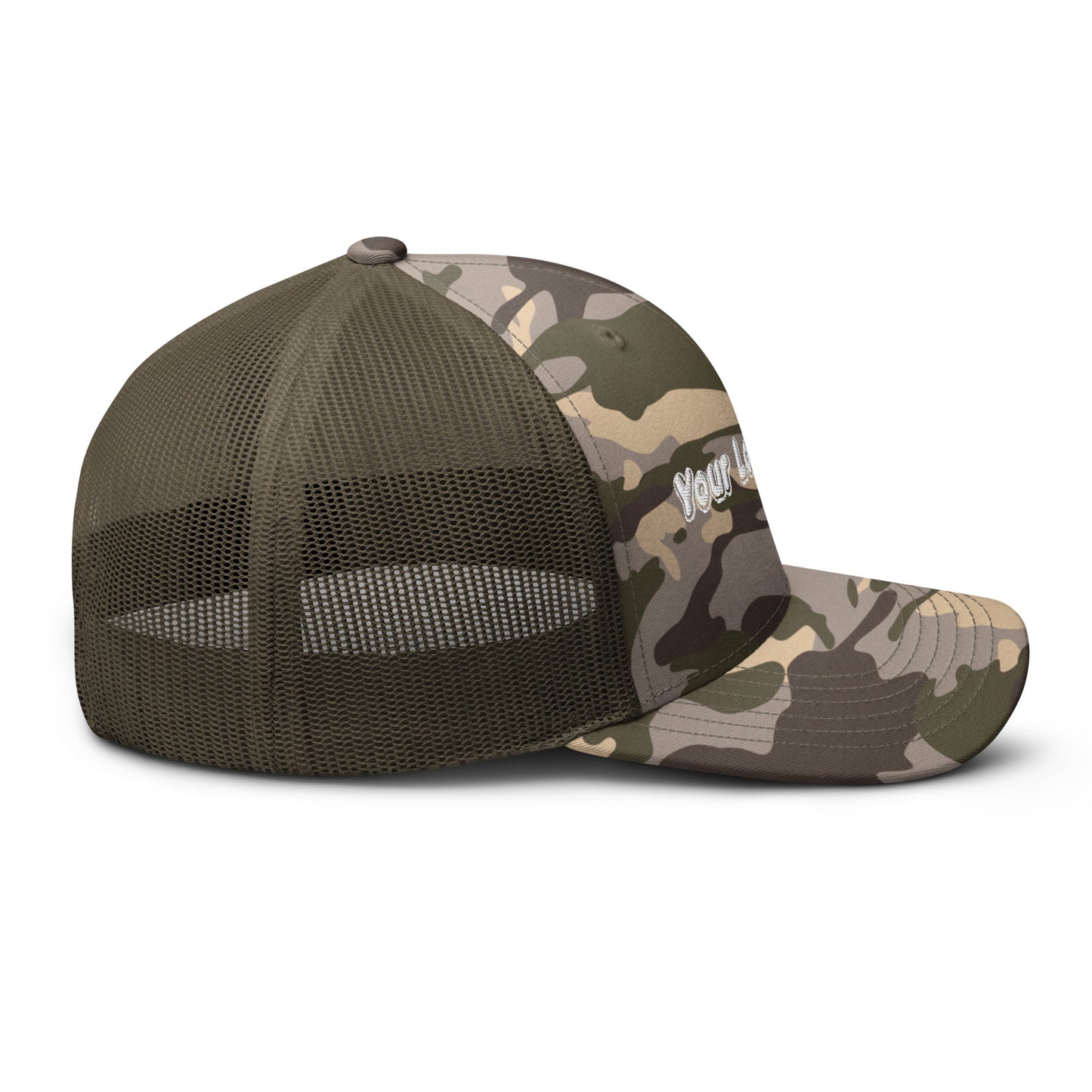 Customized Camouflage trucker hat