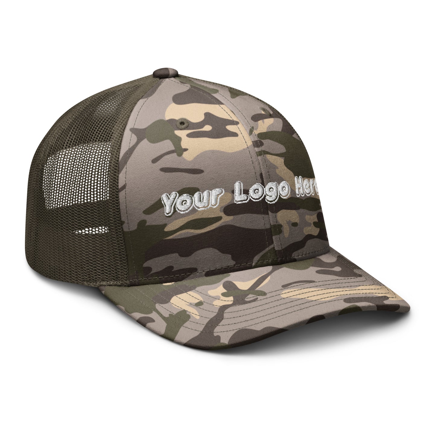 Customized Camouflage trucker hat