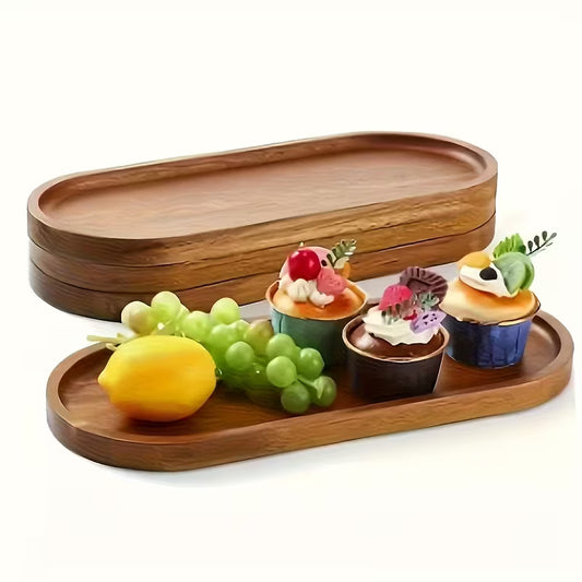 Engraved Wood Serving Tray - 11 1/4" x 4"
