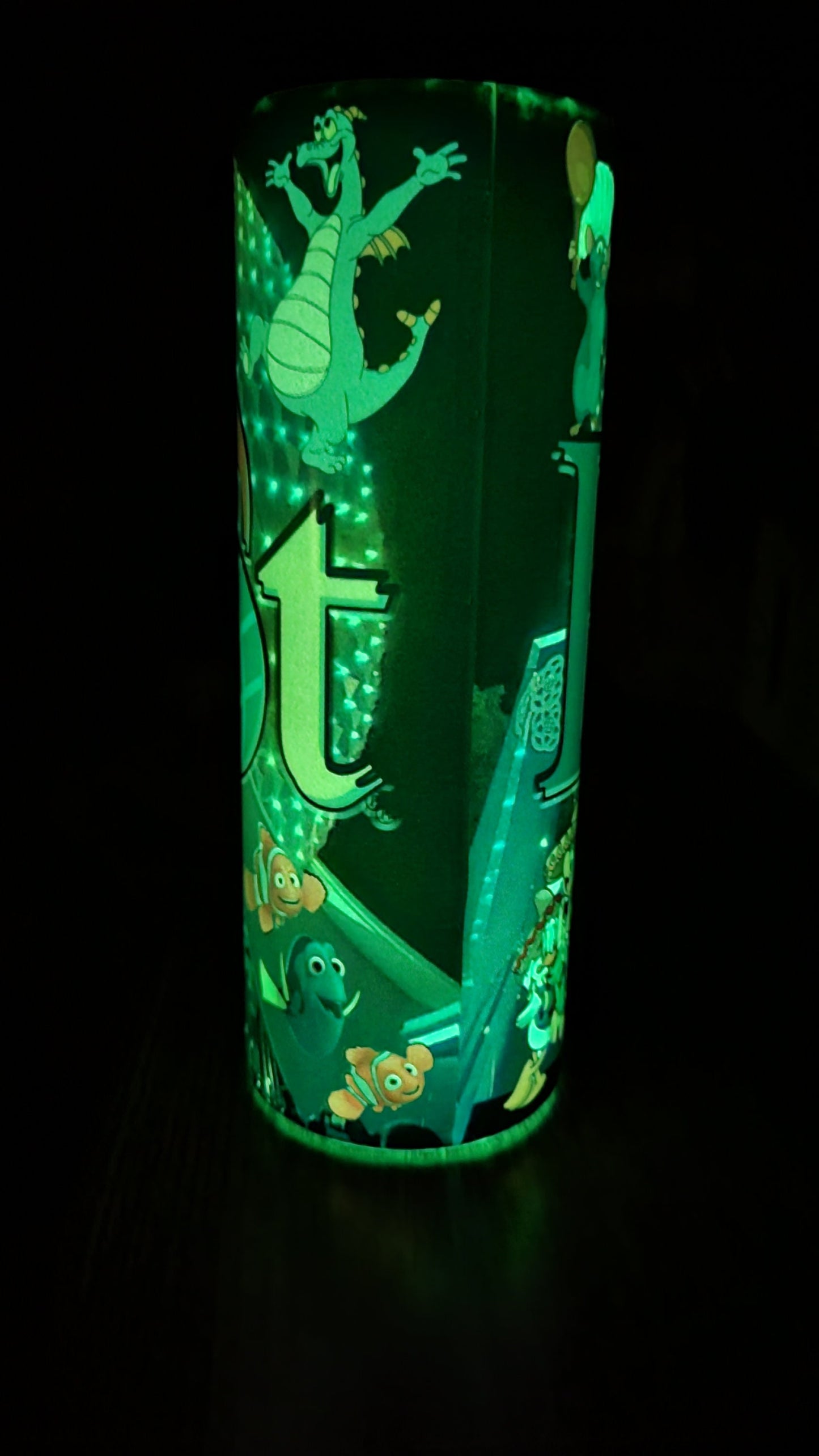 Disney Epcot Glow in the Dark Tumbler